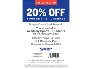 Douglas County Youth Baseball League, Inc. > Home